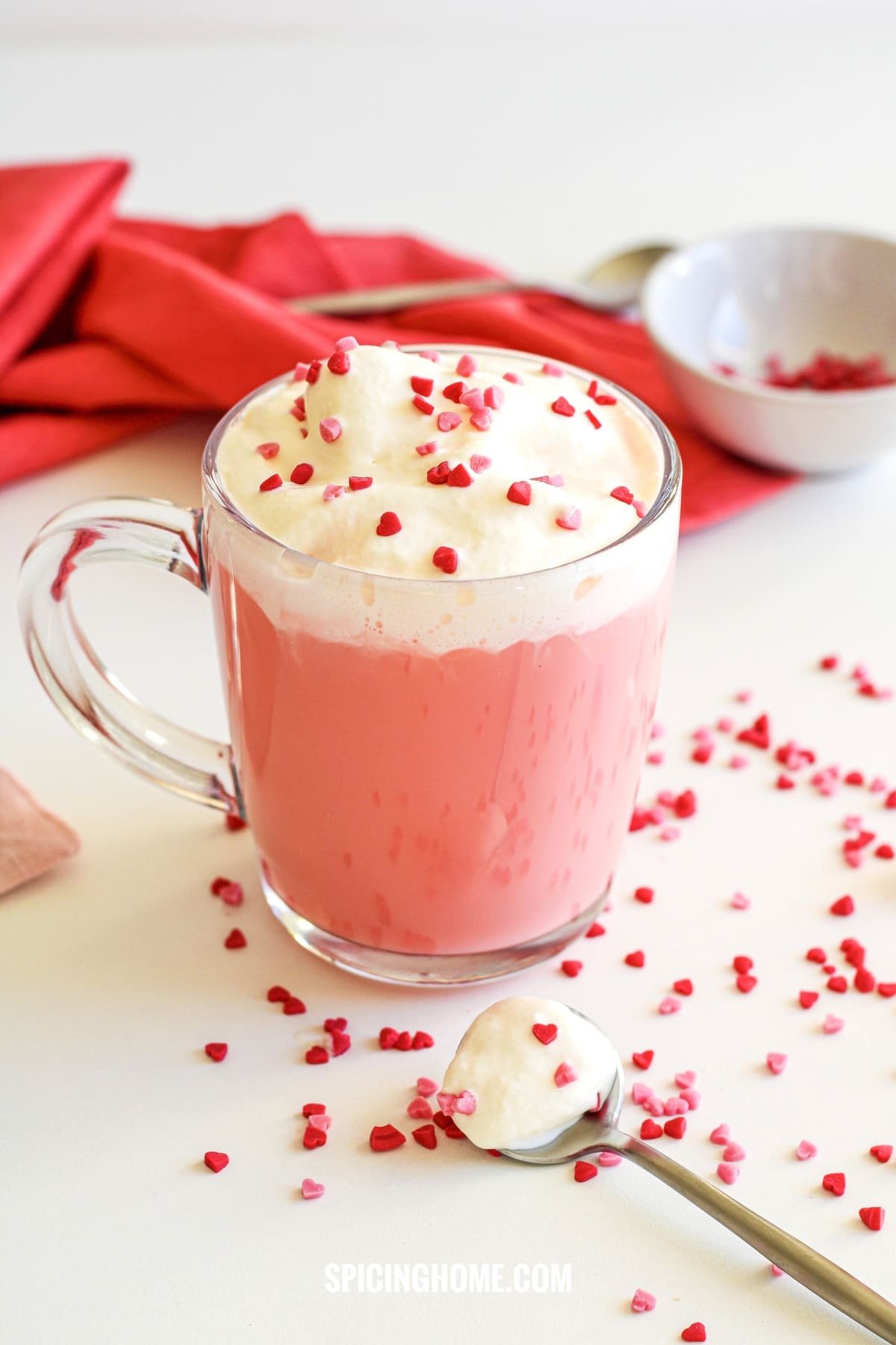 Valentines Pink Hot Chocolate Recipe (2)