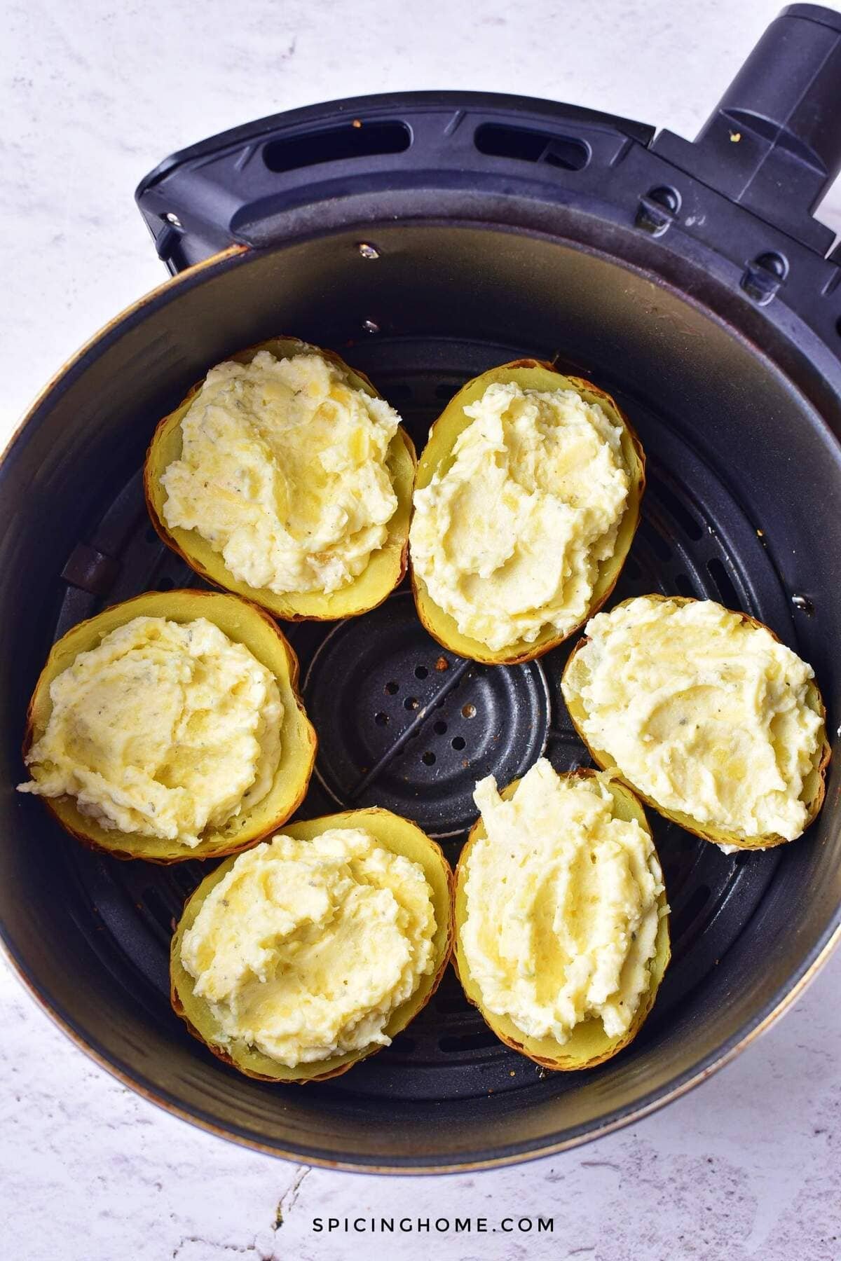Air Fryer Twice Baked Potato Instructions (5)
