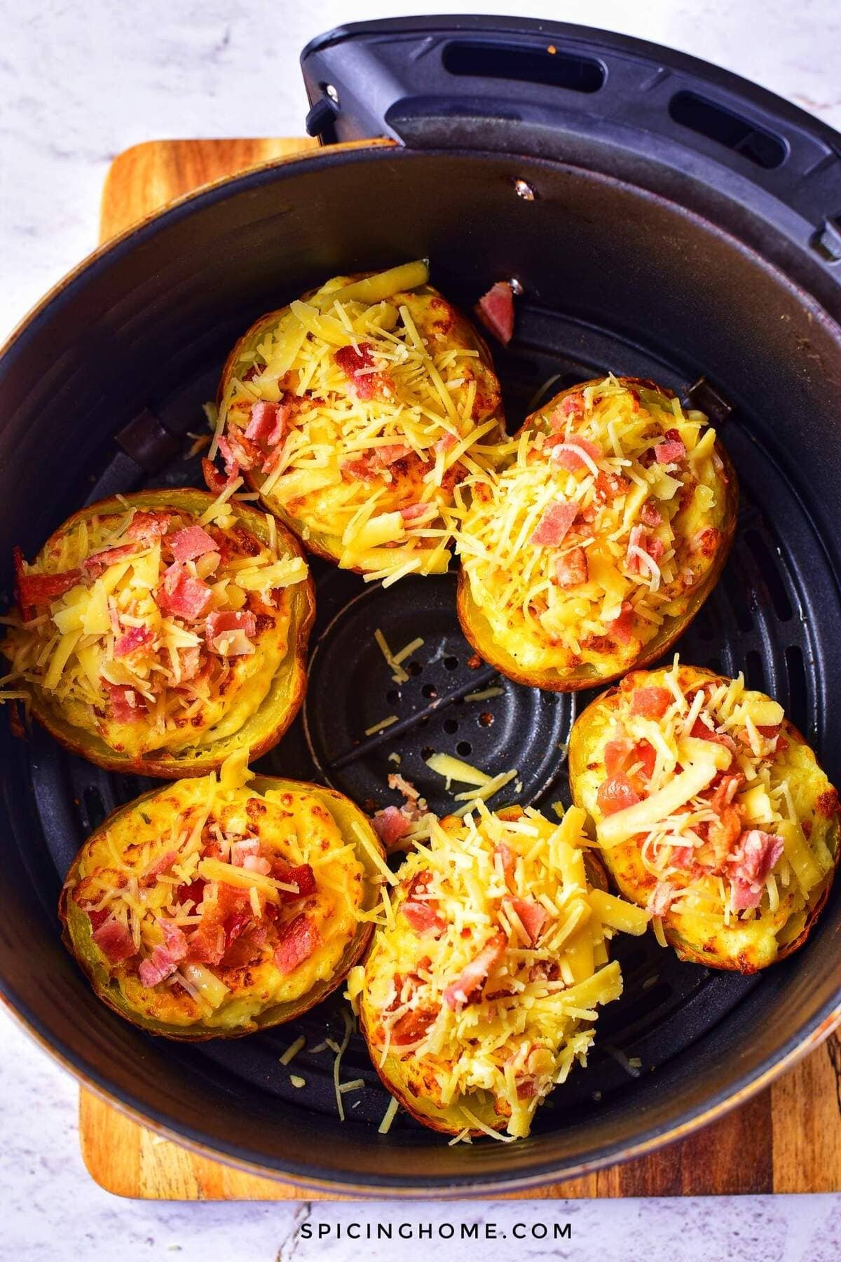 Air Fryer Twice Baked Potato Instructions (8)