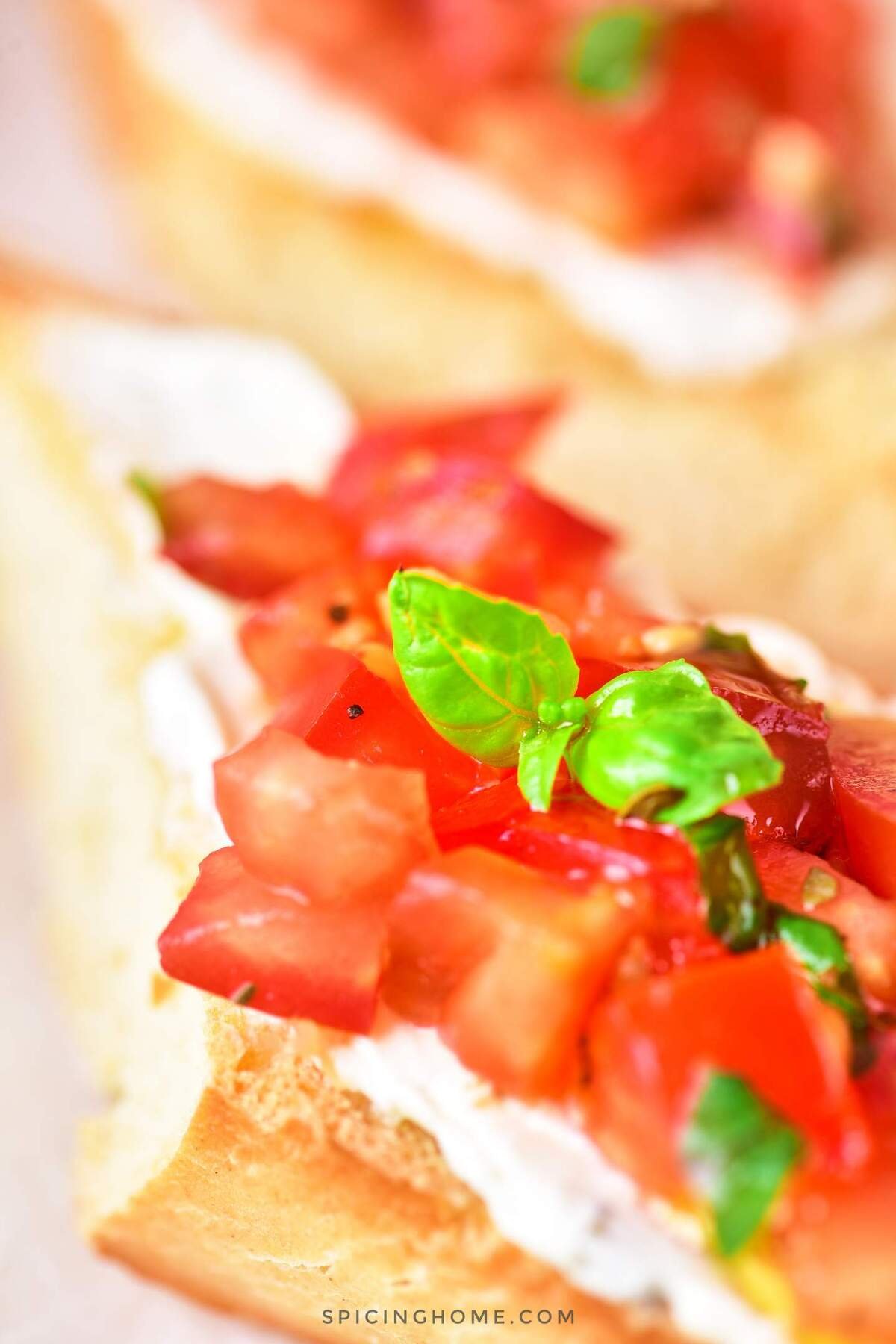 Tomato Bruschetta Cream Cheese