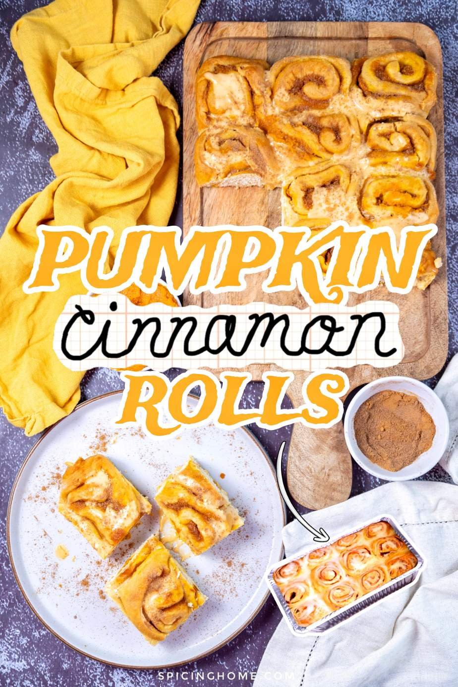 Pumpkin Cinnamon Rolls Delight