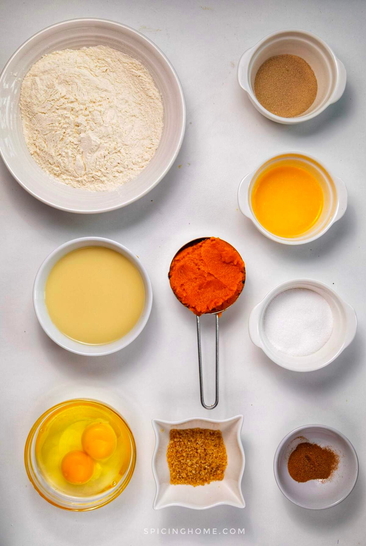 Pumpkin Cinnamon Rolls Ingredients